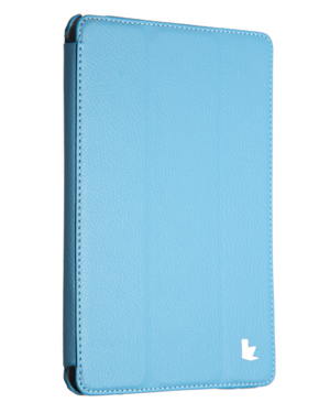 Кожаный чехол для iPad mini / iPad mini 2 Retina / iPad mini 3 Jison Smart Leather Case (Голубой)