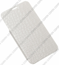 ������� ����� ��� Samsung Galaxy S5 Armor Case - Book Type (Crocodile White)