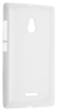 Чехол силиконовый для Nokia XL Dual Sim RHDS TPU (Белый)
