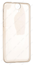 Чехол силиконовый для HTC One E9/E9+ TPU (Прозрачно-Черный)