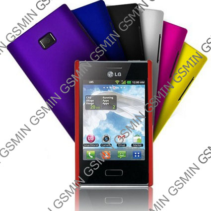 Чехол-накладка для LG Optimus L3 / E400 (Белый)