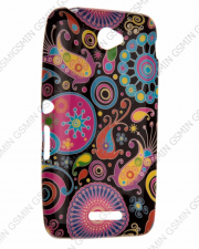 Чехол силиконовый для Sony Xperia E4 с Рисунком N2