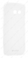 Чехол силиконовый для Samsung Galaxy A3 (2017) Melkco Poly Jacket TPU (Прозрачно-Матовый)
