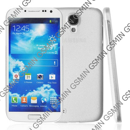Чехол-накладка для Samsung Galaxy S4 (i9500) Ultra Thin 0.5mm (Белый)
