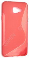 Чехол силиконовый для Samsung Galaxy A7 (2016) S-Line TPU (Красный)