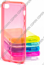 ����� ����������� ��� Apple iPhone 5C TPU (Transparent Red)