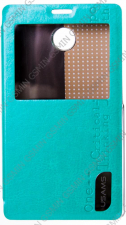 ������� ����� ��� Nokia X Dual Sim Usams Merry Series View Case (Turquoise)