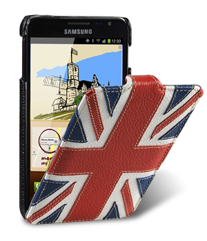 Кожаный чехол для Samsung Galaxy Note (N7000) Melkco Premium Leather Case - Craft Edition Jacka Type - The Nations Britain