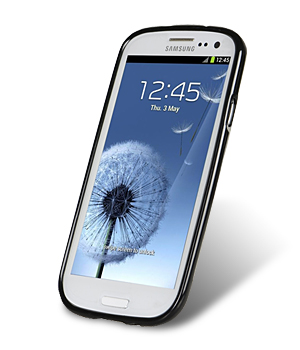 Чехол силиконовый для Samsung Galaxy S3 (i9300) Melkco Poly Jacket TPU (Black Mat)