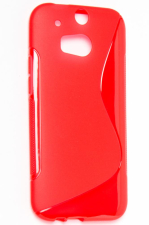 Чехол силиконовый для HTC One 2 M8 S-Line TPU (Красный)
