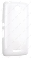 Чехол силиконовый для Sony Xperia E4 TPU (Белый)