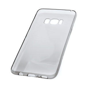 Чехол силиконовый для Samsung Galaxy S8 TPU 0.3 mm (Прозрачно-Черный)