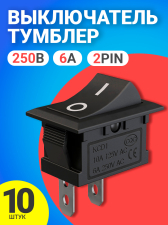 ������� ����������� GSMIN KCD1 ON-OFF 6� 250� AC 2pin (21�15��) �������� 10 ���� (������)