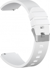 Ремешок силиконовый GSMIN Italian Collection 22 для Elari KidPhone Fresh (Белый)