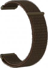 Ремешок нейлоновый GSMIN Woven Nylon 22 для Elari KidPhone Fresh (Темно-зеленый)