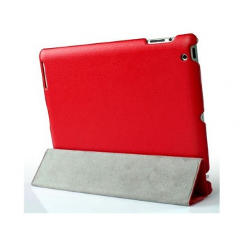 Чехол для iPad 2/3 и iPad 4 D-Lex Smart Leather Case (Красный)