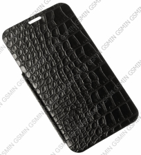 ������� ����� ��� Samsung Galaxy S5 Armor Case - Book Type (Crocodile Black)