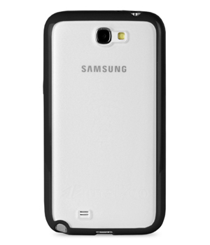 Чехол-накладка для Samsung Galaxy Note 2 (N7100) Melkco Polyframe Combined Case (Black / Transparent White)