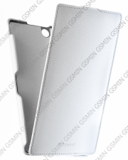 Кожаный чехол для Sony Xperia Z Ultra Armor Case "Full" (Белый)