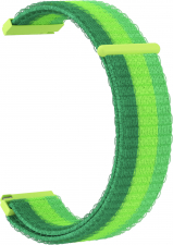 Ремешок нейлоновый GSMIN Woven Nylon 22 для Elari KidPhone Fresh (Светло-зеленый)