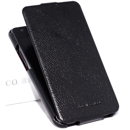 Кожаный чехол для Samsung Galaxy S2 Plus (i9105) Hoco Leather Case (Черный)