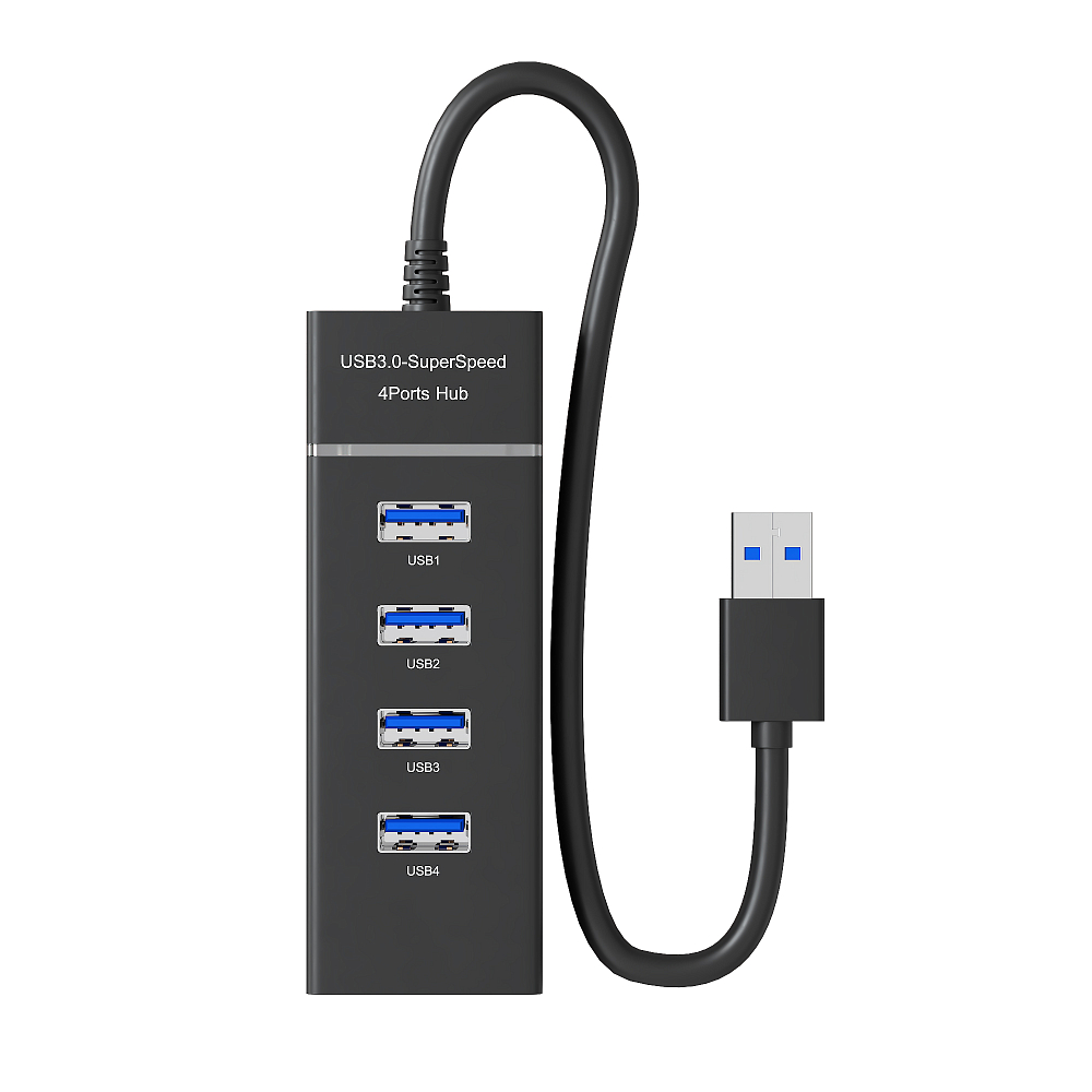 Купить usb 3.0 концентратор, разветвитель, хаб gsmin b30 на 1x usb 3.0 + 3x  usb 2.0 переходник, адаптер до 5 гбит/с (20 см) (белый) по низкой цене с  доставкой | GSMIN