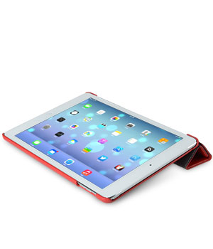 Кожаный чехол для iPad Air Melkco Premium Leather case - Slimme Cover Type (Red LC)