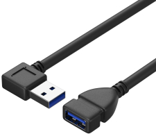 ������� ���������� GSMIN RT-78 (�������) USB 3.0 (F) - USB 3.0 (M) 180 ��������, 0.2 � (������)