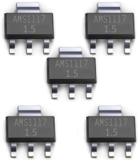 �������� ������������ AMS1117 1.5� 800 �� IC SOT-223 � ����� �������� ���������� (5 ��.) (������)