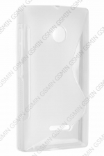 ����� ����������� ��� Microsoft Lumia 435 Dual sim S-Line TPU (���������-�������)