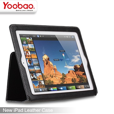 Кожаный чехол для iPad 2/3 и iPad 4 Yoobao Executive Leather Case (Черный)