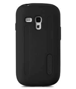 Чехол-накладка для Samsung Galaxy S3 Mini (i8190) Melkco Double Layer Case - Kubalt Type (Black / Black)