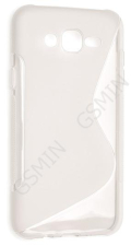 Чехол силиконовый для Samsung Galaxy J5 SM-J500H S-Line TPU (Прозрачно-Матовый)
