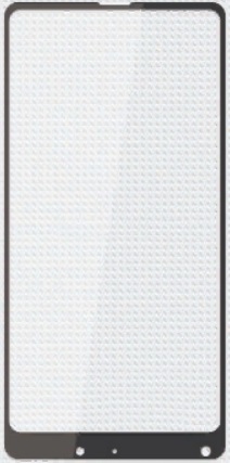 Противоударное защитное стекло для Xiaomi Mi Mix 2 Ainy Full Screen Cover 0.25mm (Черный)