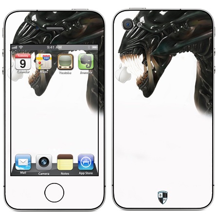 Наклейка виниловая Black Horn для iPhone 4/4S (Cr 51)