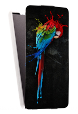 Кожаный чехол для Sony Xperia M5 Armor Case "Full" (Белый) (Дизайн 152)