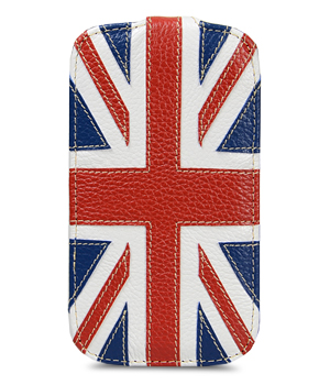 Кожаный чехол для Samsung Galaxy S4 (i9500) Melkco Premium Leather Case - Craft Edition Jacka Type - The Nations Britain