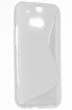 Чехол силиконовый для HTC One 2 M8 S-Line TPU (Прозрачно-матовый)