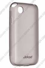 Чехол силиконовый для LG L40 D170 TPU Jekod (Чёрный)