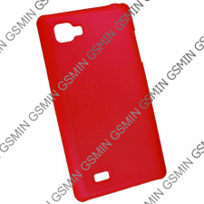 Чехол-накладка для LG Optimus 4X HD / P880 (Красный)