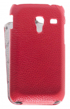 ������� ����� ��� Samsung Galaxy Ace Plus (S7500) Melkco Leather Case - Jacka Type (Red LC)