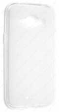 Чехол силиконовый для Samsung Galaxy J1 (J100H) Melkco Poly Jacket TPU (Прозрачно-Матовый)