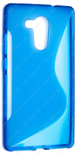 Чехол силиконовый для Huawei Mate 8 S-Line TPU (Синий)