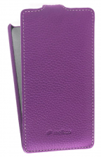 Кожаный чехол для HTC Windows Phone 8X / Accord Melkco Leather Case - Jacka Type (Purple LC)