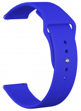 Ремешок силиконовый GSMIN Sport Band 20 для Samsung Galaxy Watch 4 Classic 46мм (Синий)