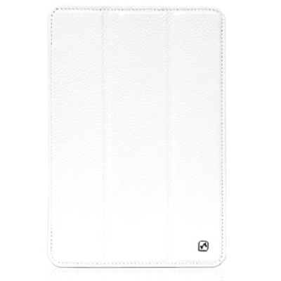 Кожаный чехол для iPad mini Hoco Litchi real Leather Case (Белый)