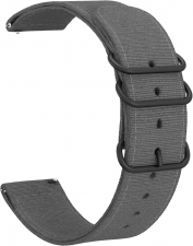 Ремешок тканевый GSMIN Dim 22 для Elari KidPhone Fresh (Серый)
