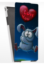 Кожаный чехол для Sony Xperia T2 Ultra dual Armor Case "Full" (Белый) (Дизайн 149)