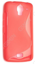 Чехол силиконовый для Huawei Y3 U03 S-Line TPU (Красный)