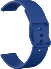 Ремешок силиконовый GSMIN Sport Line Soft 22 для Elari KidPhone Fresh (Синий)